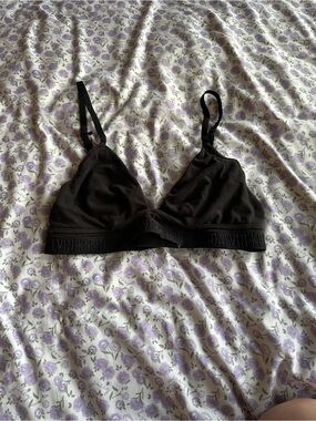 Calvin Klein Black Wireless Triangle Bralette
